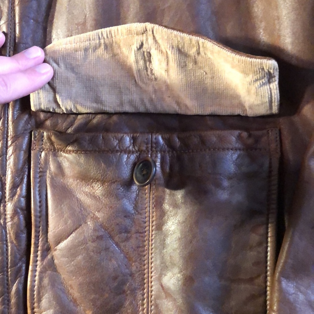 HSN (Hart Schaffer Marks)leather jacket. - Picture 3 of 11